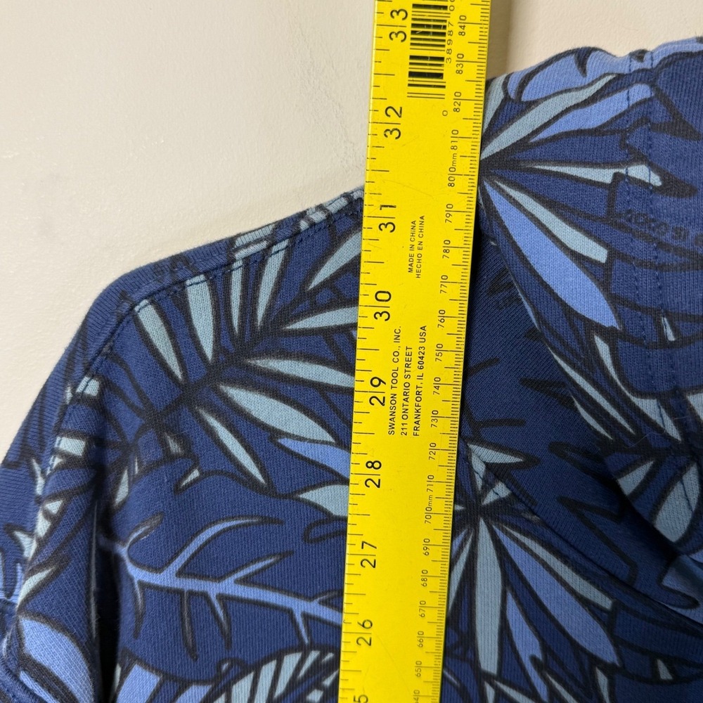 Life Is Good Hoodie Men's XXL Blue Tropical Palm Leaf Coastal Casual Surf Comfy - Picture 5 of 7